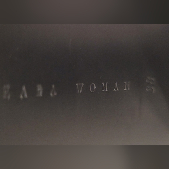 ZARA Strappy Block Heel Sandals Black - Picture 8 of 10